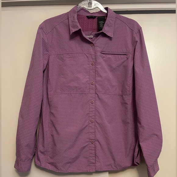 Eddie Bauer Women's Adventurer Field Shirt Long Sleeve Sz L - Picture 1 of 13